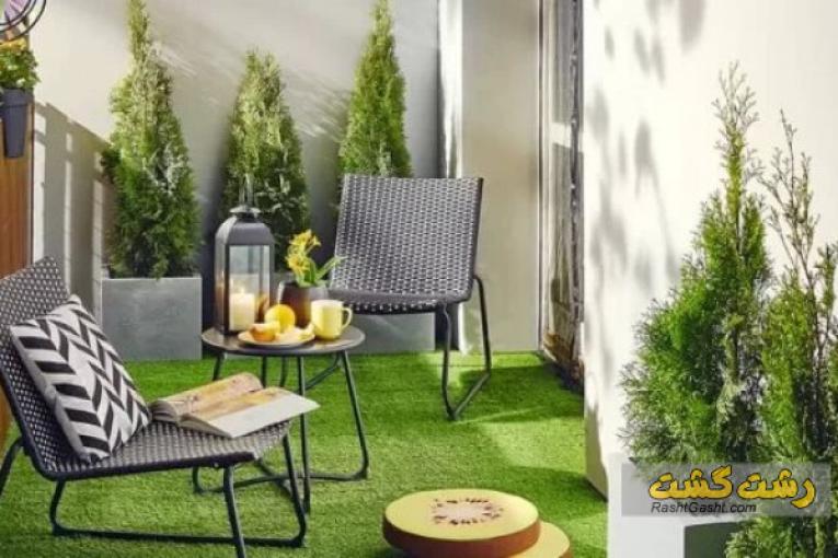 چمن مصنوعی بالکن