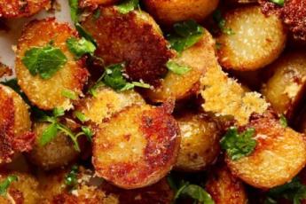 سیب زمینی کریسپی رژیمی