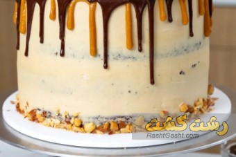 طرز تهیه کیک اسنیکرز