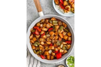 مرغ ترش و شیرین