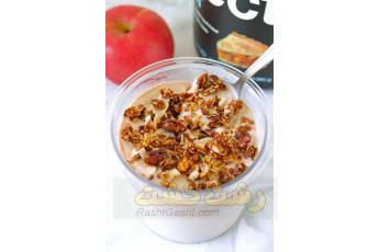 بستنی رژیمی با پای سیب