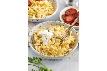 طرز تهیه پنیر کاتیج و نودل