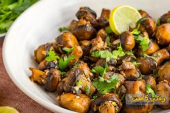 غذای رژیمی با قارچ