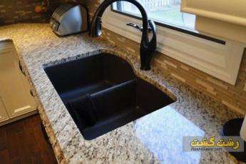 تمیزکاری سینک گرانیتی