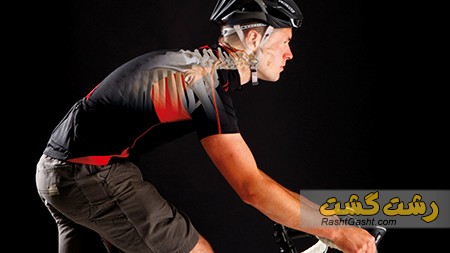 تصویر شماره گردن درد در دوچرخه سواری