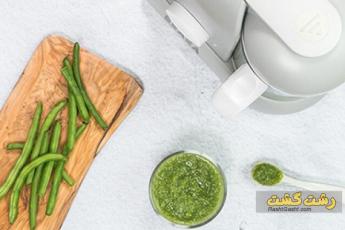 طرز تهیه پوره لوبیا سبز