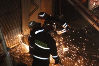 آتش سوزی یک کارگاه صنعتی در رشت
