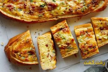 انواع خوراک با نان باگت